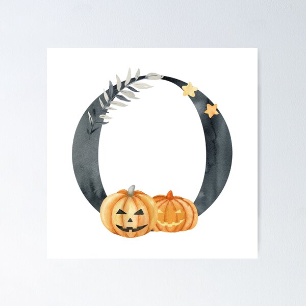 Item preview, Halloween letter O.  designed and sold by tapilipa.
