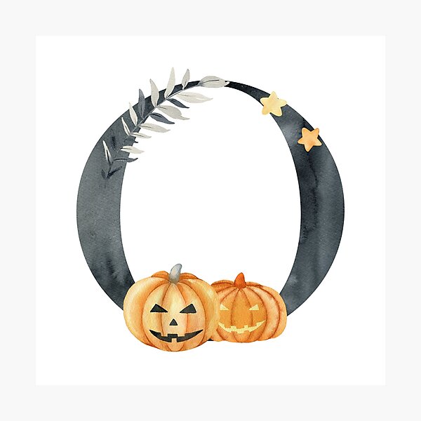 Item preview, Halloween letter O.  designed and sold by tapilipa.