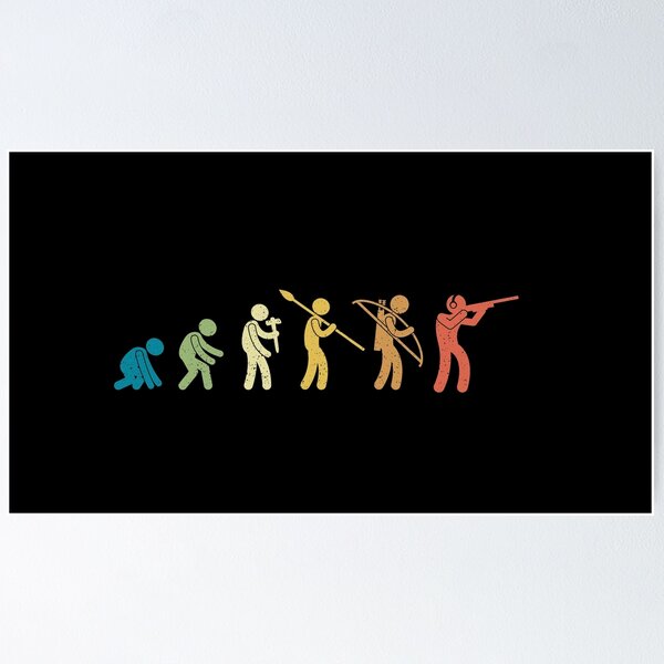 Item preview, Clay Shooting Development Retro Sunset Colors designed and sold by kapsell.