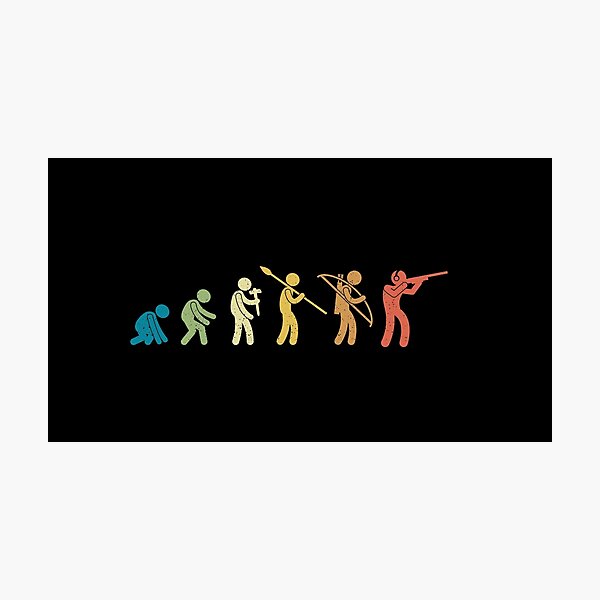 Item preview, Clay Shooting Development Retro Sunset Colors designed and sold by kapsell.