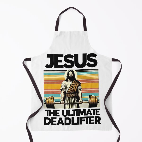 Item preview, Jesus, the ultimate deadlifter designed and sold by MadSharkWear.