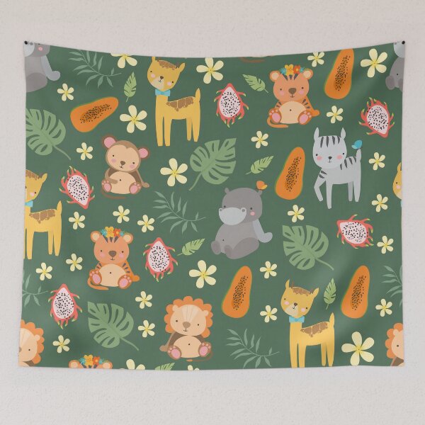 Item preview, Safari Animal Pattern Design designed and sold by UrbanCult-Store.