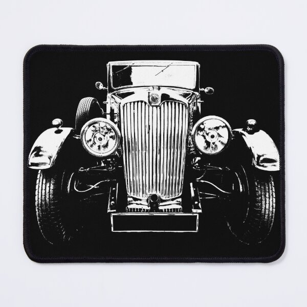 Item preview, Lea-Francis 1950s British classic car block white designed and sold by soitwouldseem.