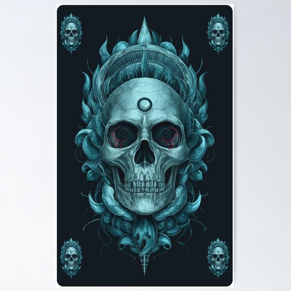 Item preview, Mystic Elegance: Gothic Skull designed and sold by 3MillsDesign.