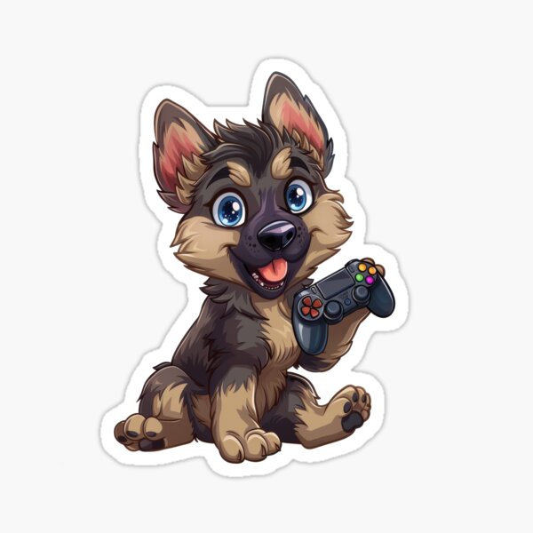 Item preview, Gamer German Shepherd designed and sold by Wormy-23.