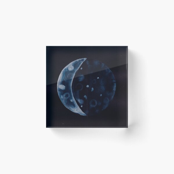 Item preview, Moon, First Quarter designed and sold by elisechristine.