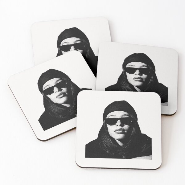 Item preview, CIconic Aaliyah Tribute: Timeless R&B Legend glass designed and sold by GoshornMo.