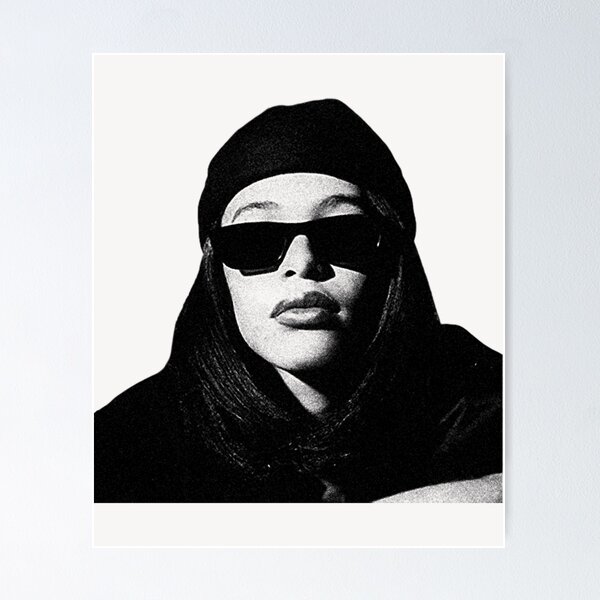 Item preview, CIconic Aaliyah Tribute: Timeless R&B Legend glass designed and sold by GoshornMo.
