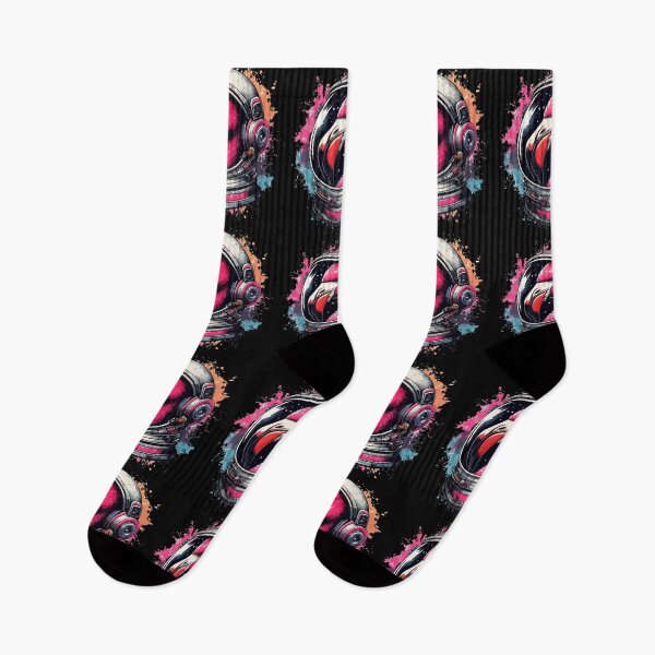 Item preview, Funny Astronaut Pink Flamingo Pop Art Splash designed and sold by TomFrontierArt.
