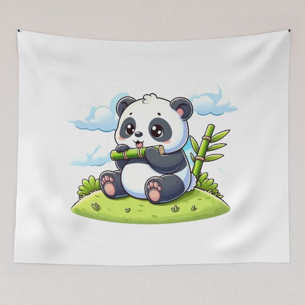 Item preview, Panda Eating Bamboo designed and sold by istoriadesign.
