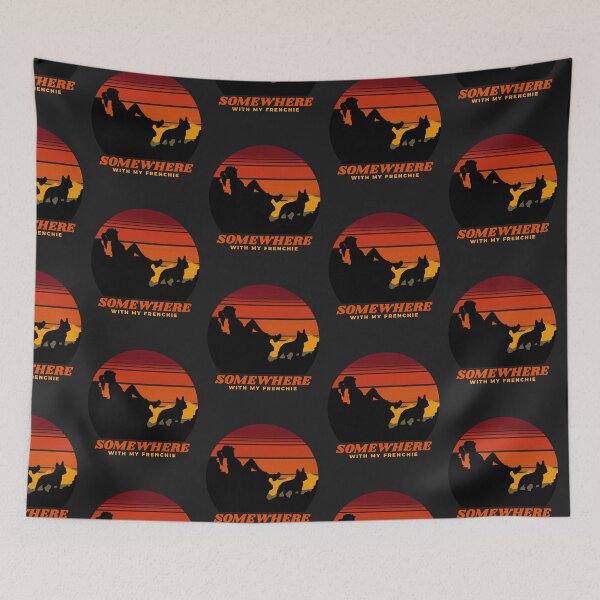 Item preview, Somewhere With My Frenchie French Bulldog Mom Gift  designed and sold by Guarddogdrive.