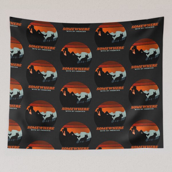 Item preview, Somewhere With My Frenchie French Bulldog Mom Gift  designed and sold by Guarddogdrive.