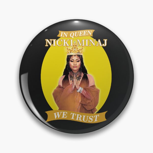 Item preview, In Queen Nicki Minaj We Trust Artwork, in Yellow designed and sold by goldsaturnmerch.