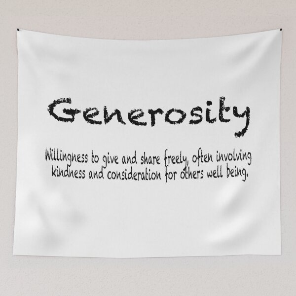 Item preview, Generosity designed and sold by Frozigraphie.