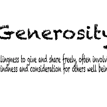 Artwork thumbnail, Generosity by Frozigraphie
