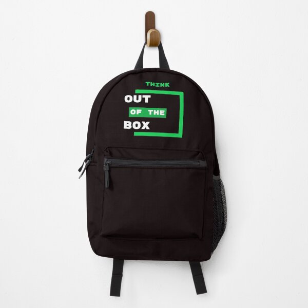 Item preview, Think Out of the Box Green, White and Black designed and sold by Gretel Moss.
