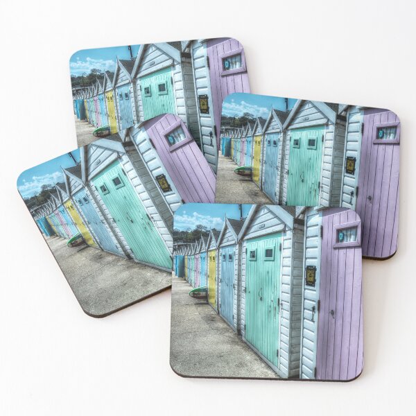 Item preview, Row Of Beach Huts on Lyme Regis Beach, Dorset, UK designed and sold by Paul Thompson Photography.