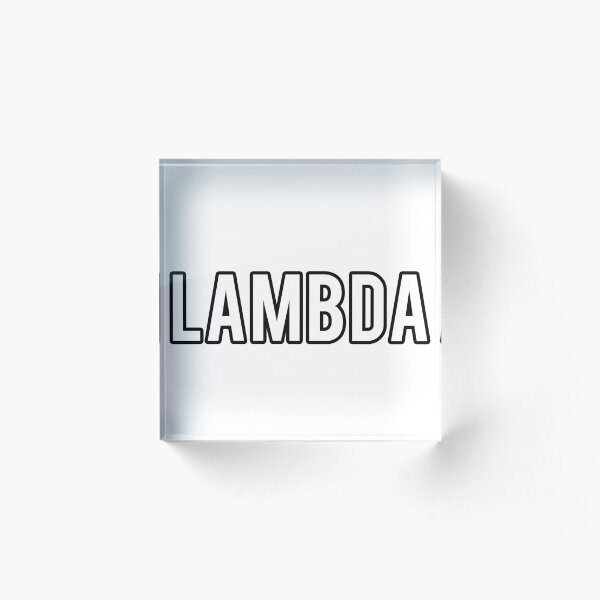 Aperçu de l'œuvre LAMBDA créée et vendue par halfline.