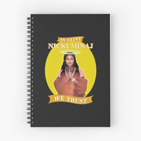 Item preview, In Saint Nicki Minaj We Trust Artwork in Yellow designed and sold by goldsaturnmerch.