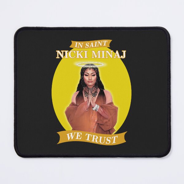 Item preview, In Saint Nicki Minaj We Trust Artwork in Yellow designed and sold by goldsaturnmerch.