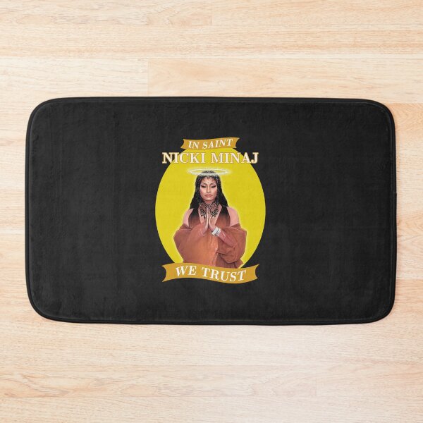Item preview, In Saint Nicki Minaj We Trust Artwork in Yellow designed and sold by goldsaturnmerch.