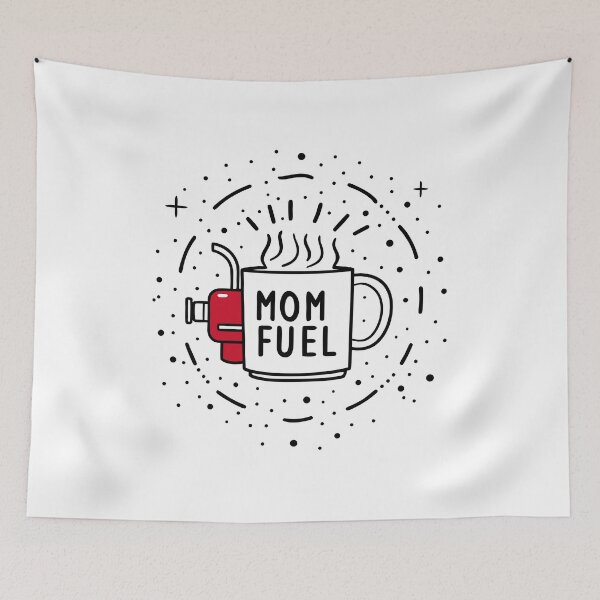 Item preview, MOM FUEL coffee cup for coffee lovers designed and sold by NBazilenco.