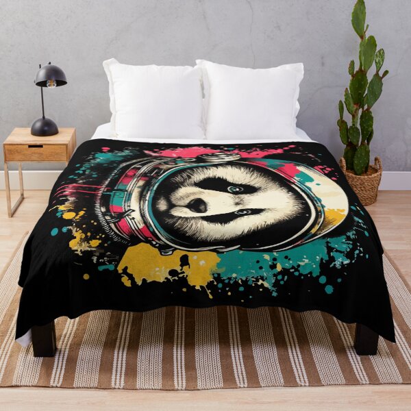 Item preview, Funny Astronaut Panda Bear Pop Art Splash designed and sold by TomFrontierArt.