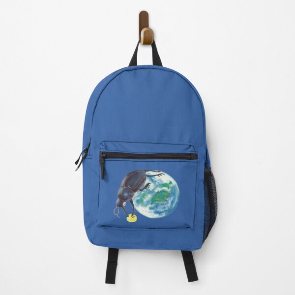 Item preview, Sacred Scarab Beetle Rolling Earth And Moon designed and sold by Julia Doria.