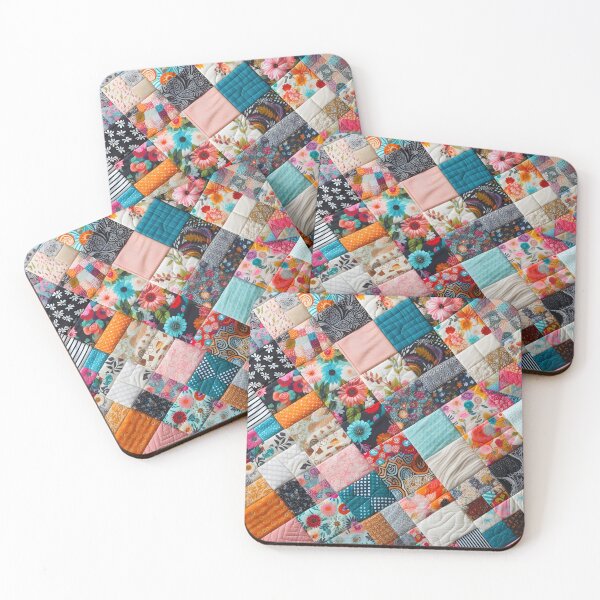 Item preview, Vibrant Patchwork Pattern designed and sold by daruneenok.