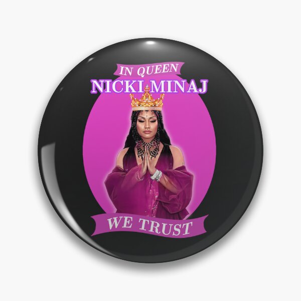 Item preview, In Queen Nicki Minaj We Trust Artwork, in Pink designed and sold by goldsaturnmerch.