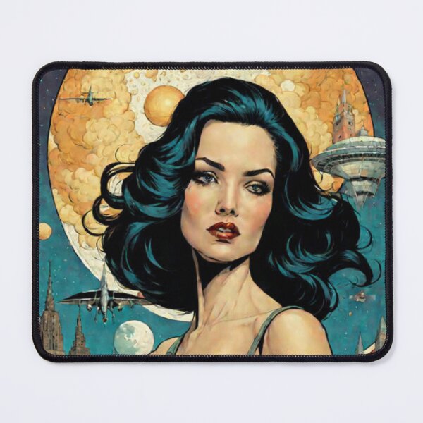 Item preview, Comic Style Space Woman designed and sold by Planetporridge.
