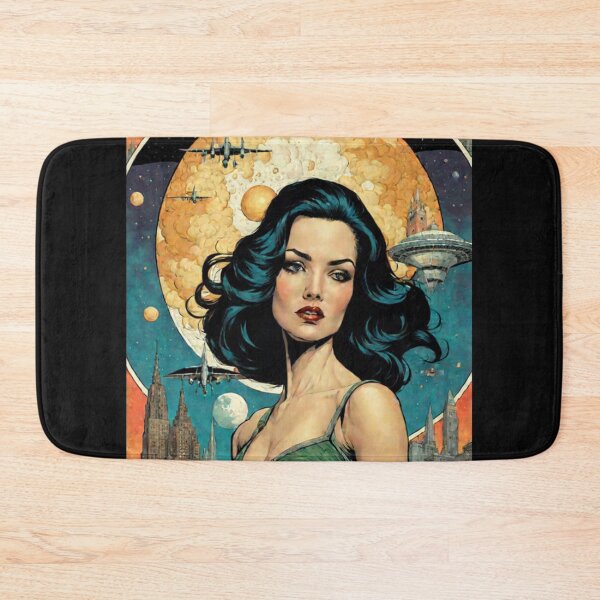 Item preview, Comic Style Space Woman designed and sold by Planetporridge.