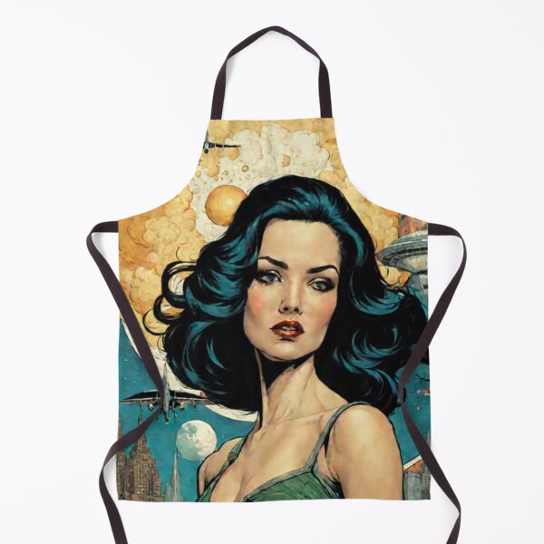 Item preview, Comic Style Space Woman designed and sold by Planetporridge.
