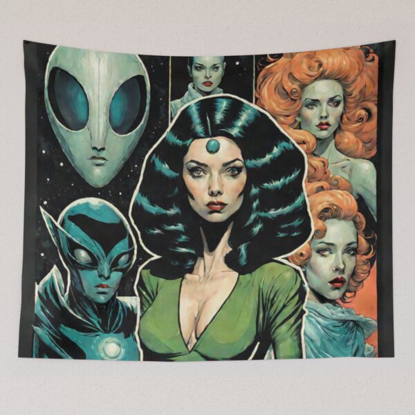 Item preview, Comic Space Woman designed and sold by Planetporridge.