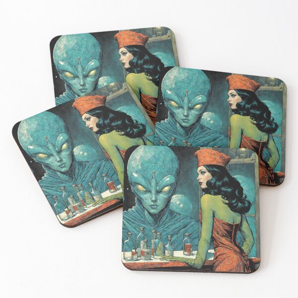 Item preview, Alien Space Woman designed and sold by Planetporridge.