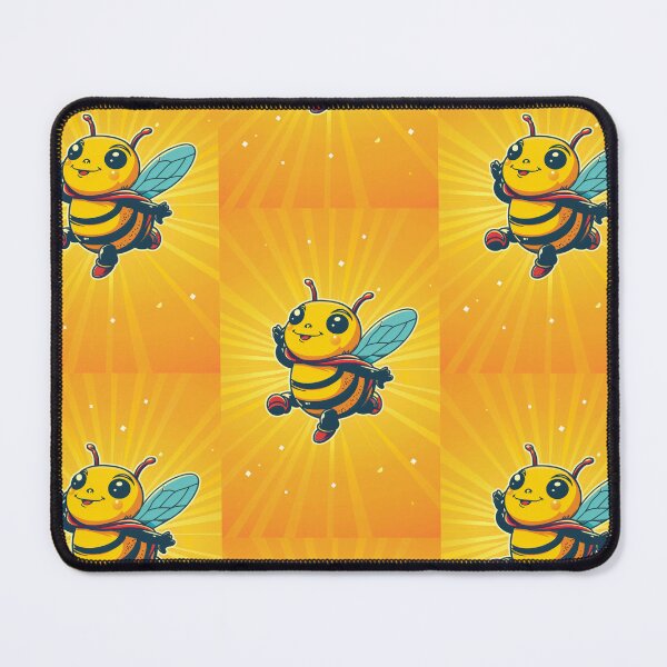 Item preview, Anthropomorphic Superhero Bee in Vibrant Colors designed and sold by Piotrek0001.