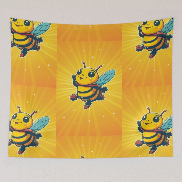 Item preview, Anthropomorphic Superhero Bee in Vibrant Colors designed and sold by Piotrek0001.