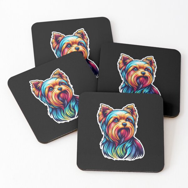 Item preview, Colorful Yorkie designed and sold by ThisDress.