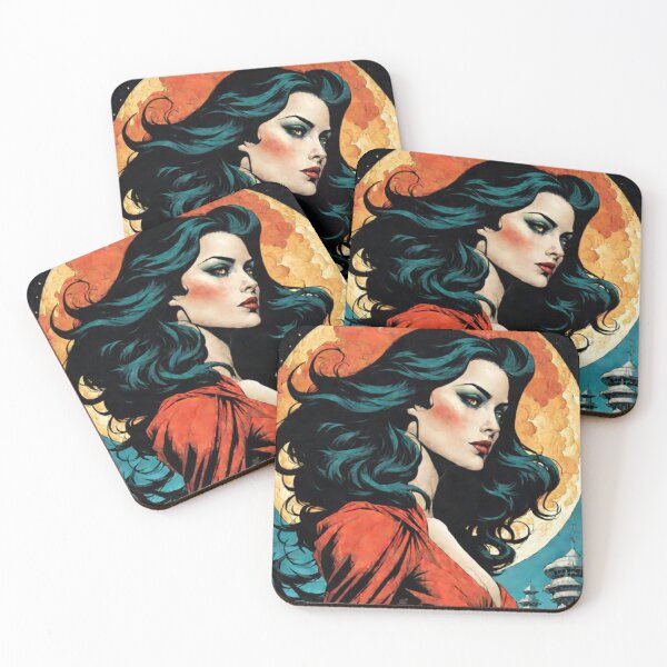 Item preview, Beautiful Space Woman designed and sold by Planetporridge.