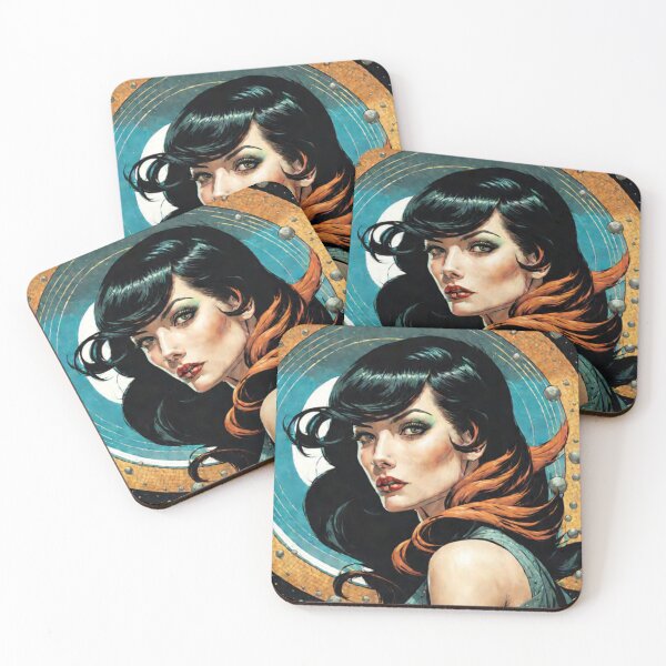 Item preview, Pretty Space Woman designed and sold by Planetporridge.