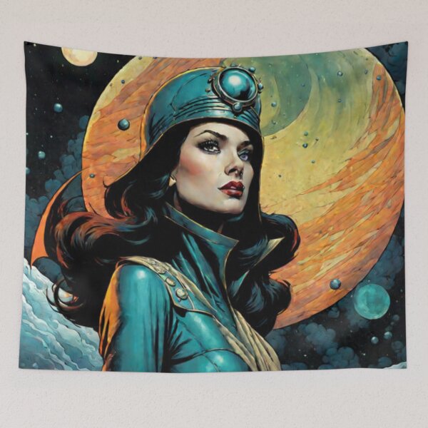 Item preview, Amazing Space Woman designed and sold by Planetporridge.