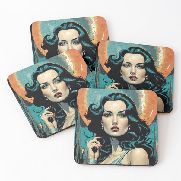 Item preview, Space Woman Comic Style designed and sold by Planetporridge.