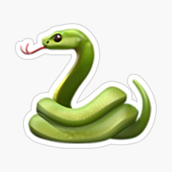Snake Emoji Stickers Redbubble