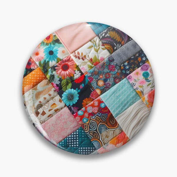 Item preview, Vibrant Patchwork Pattern designed and sold by daruneenok.