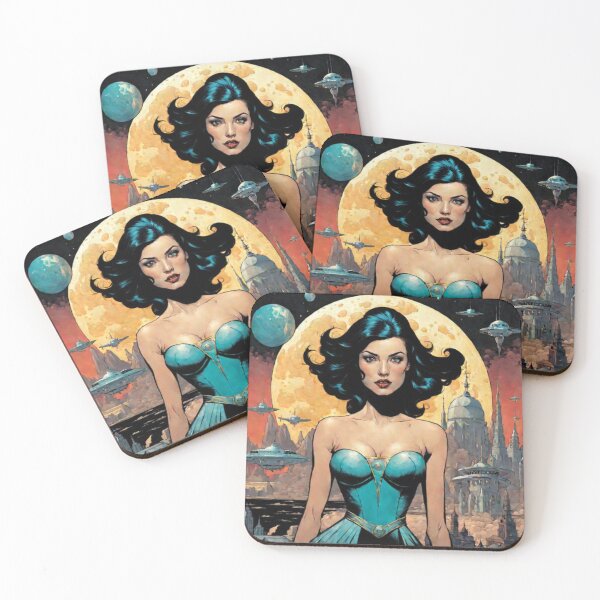 Item preview, Comic Art Space Woman designed and sold by Planetporridge.