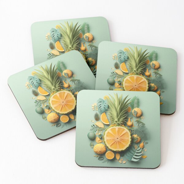 Item preview, 3D Tropical Bloom designed and sold by SQSHD-Pineapple.