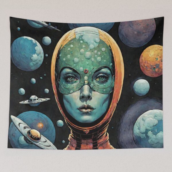Item preview, Art Space Woman designed and sold by Planetporridge.