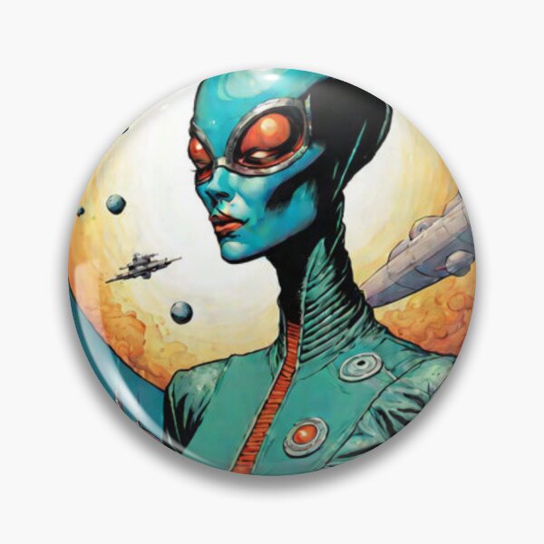 Item preview, Retro Comic Space Woman designed and sold by Planetporridge.