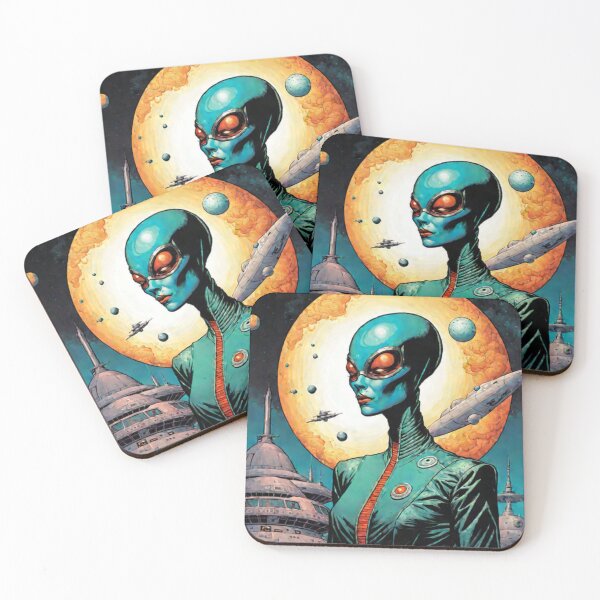 Item preview, Retro Comic Space Woman designed and sold by Planetporridge.