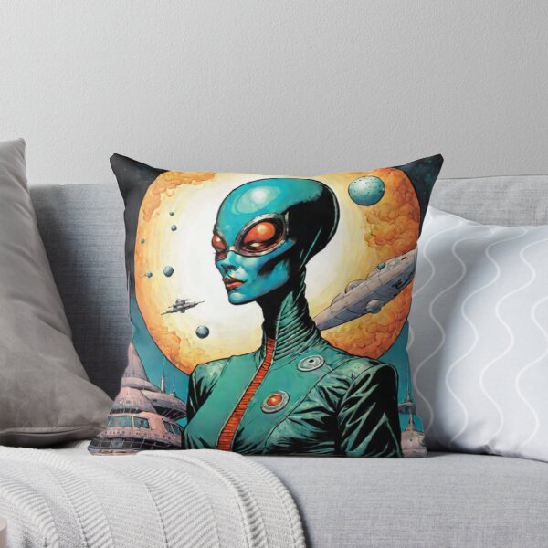 Item preview, Retro Comic Space Woman designed and sold by Planetporridge.